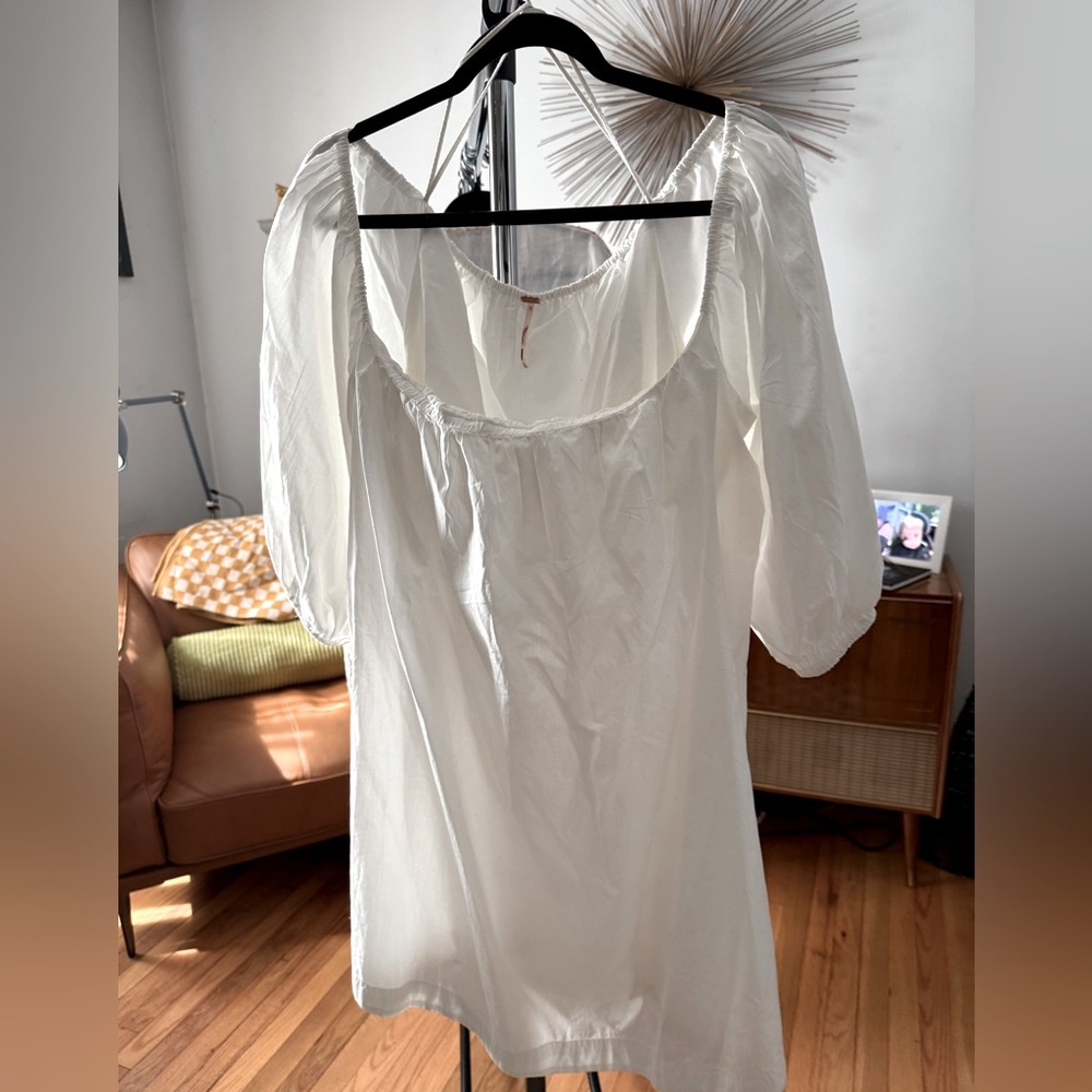 Free People White Swing Mini Dress NWT